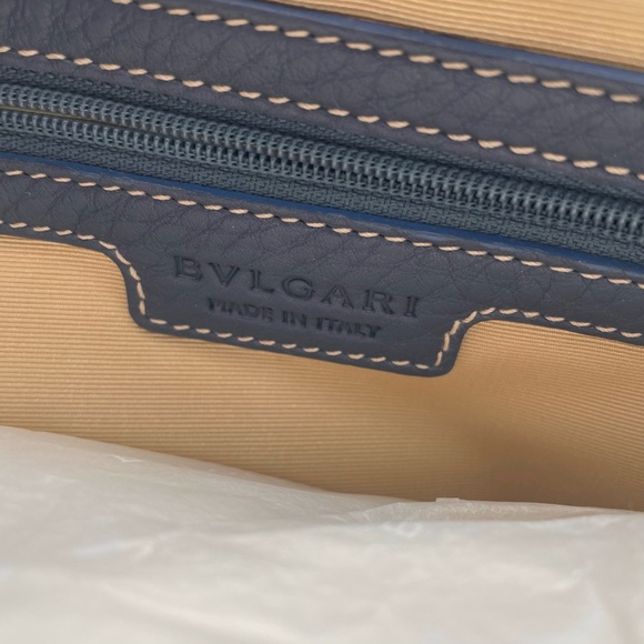 Bvlgari Logomania Canvas and Leather Tote - Picture 5 of 6